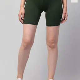 CKARFE Women Pack Of 2 Skinny Fit Cycling Sports Shorts-image-28