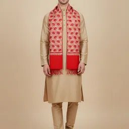 MUFFLY Men Woven Design Stole-picture-45