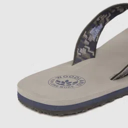 Woodland Men Black & Grey Thong Flip-Flops image 4