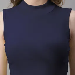 FBAR Navy Blue Cotton Top image 4