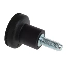 RS PRO Black Knurled Clamping Knob M6 Threaded Stud, 4488892-picture-23