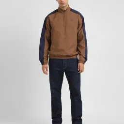 levi's Men's Brown High Neck Tailored Jacket-picture-27