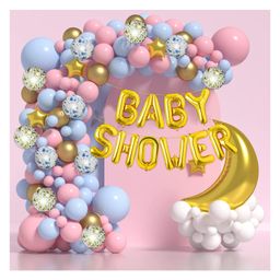 Bubble Trouble Baby Shower Decoration Items Set of 81 Pcs Baby Shower Decoration Balloons for Coming Soon Baby Boy or Girl Décor, Baby Shower Party Decoration-picture-29
