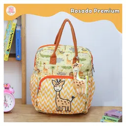 Rosada Animal Light Weight Durable Box Backpack for School with Comfortable Cushion Padding and Handle | Waterproof Trendy and Spacious Kids Backpack | Unisex Stylish Bag for Kids Boys and Girls - Height 12 Inches-image-64