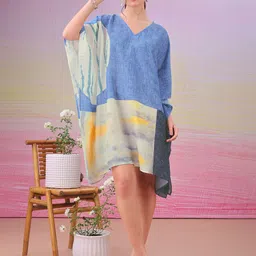 LABEL AARNA Print Kaftan Dress-image-43