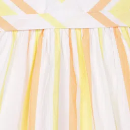 under fourteen only UNDER FOURTEEN Girls Striped Fit & Flare Above Knee Dress image 3