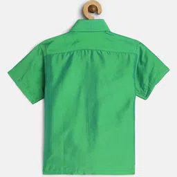 thangamagan THANGAMAGANHalf Sleeves SoildShirt - Light Green image 3