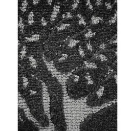 saral home Saralhome 24X7 Antiskid PP BCF yarn Door Mat Black. 40cm x 60cm image 3