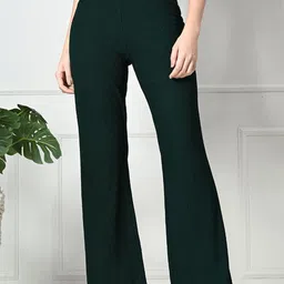 Gladly Women Comfort High-Rise Non Iron Trousers-image-85