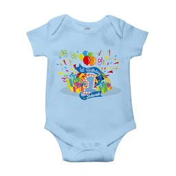 THE PRINT PLATTER Infants Printed Cotton Envelope Neck Ultra Bio Wash Bodysuit-picture-24