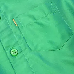 thangamagan THANGAMAGANHalf Sleeves SoildShirt - Light Green image 5