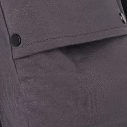 Pine Kids Cotton Knit Full Length Solid Colour Lounge Pant With Pocket - Black image 4