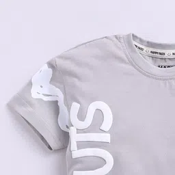 Happy Faces Kids Boys Snoopy Printed Pure Cotton T-Shirt image 4