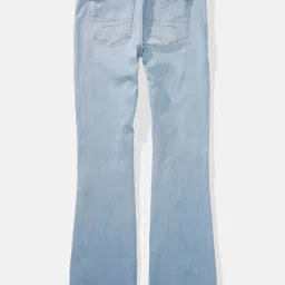 American Eagle Outfitters Blue Cotton Distressed Mid Rise Jeans image 5