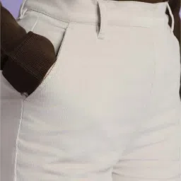 Forever 21 Beige Cotton Flared Pants image 5