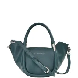 United Colors of Benetton Diane Forest Green Solid Handbag-picture-45