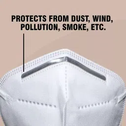 ORILEY OA5117 Universal Unisex PI-N95 Metal Nose Pin Face Mask White (Pack of 5) image 5