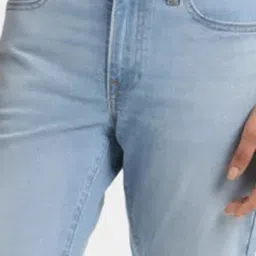 Levi's Light Blue Cotton Skinny Fit Mid Rise Jeans image 5