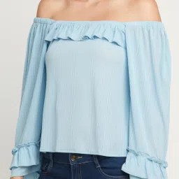 Zink London Blue Regular Fit Top image 5