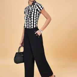 Annabelle by Pantaloons Black & White Printed Top image 5