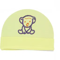 NESKA MODA Unisex Kids Embroidered Beanie image 2