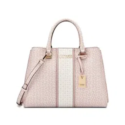 Guess Rose Multi Printed Suma Satchel Bag-image-52