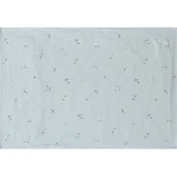 Florida BS-Vision Blue Cotton 300 TC Double Size Bedsheet With 2 Pillow Covers image 5