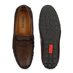 Prolific Men Brown Loafers image 2