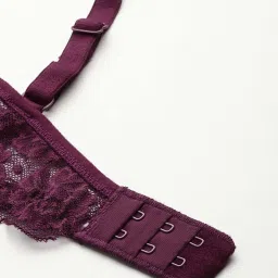 Leading Lady Peach & Wine Lace T-Shirt Bra - Pack of 2 image 5