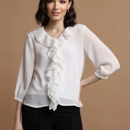 Allen Solly White Regular Fit Top-picture-23