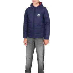 Allen Solly Junior Navy Logo Full Sleeves Jacket image 5