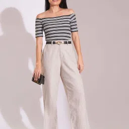 Globus Beige Plain Trousers image 5