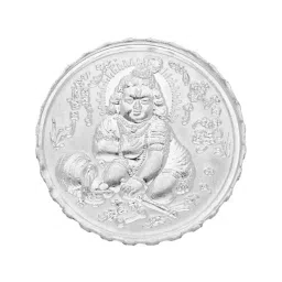 Sri Jagdamba Pearls Bal Gopal 999 Silver 10gm Silver Coin-image-94