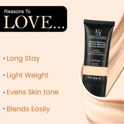 Half N Half Mineral Mousse Oil Free Foundation Light SPF 20 01 Fair - 30 ml image 4