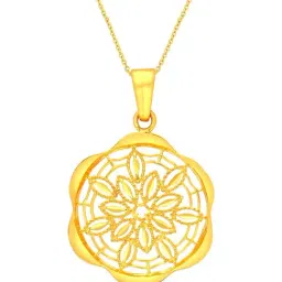 Malabar Gold and Diamonds 22k Gold Pendant without Chain for Women-picture-31