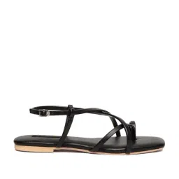 W Women's Black Back Strap Sandals-picture-34