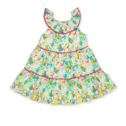 H by Hamleys Infants Girls Multicolor Printed Dress-image-23