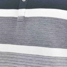 Crimsoune Club Navy Blue Regular Fit Striped Sweatshirt image 5