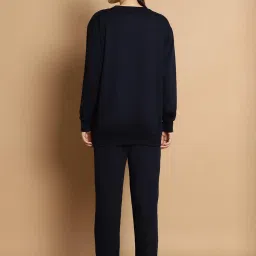 Vimal Jonney Black & Navy Printed Tracksuit - Pack Of 2 image 5