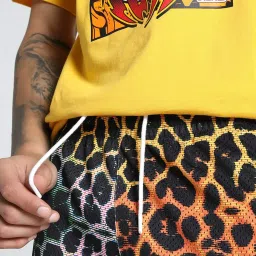 Puma Black Relaxed Fit Texture Sports Shorts image 5