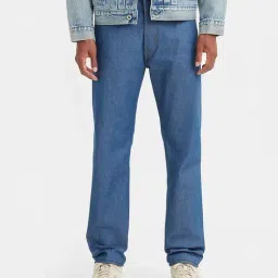 Levi's Men's 501 Blue Regular Fit Jeans-picture-26