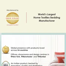 Layers Marigold Yellow Cotton 140 TC King Flat Bed Sheet With 2 Pillow Covers image 5