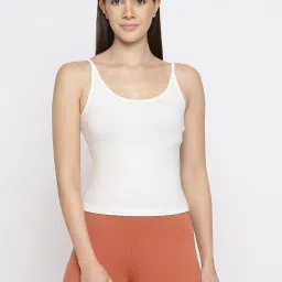 La Intimo Cream, Cream, Black Timeless Style Camisole (Pack of 3) image 5