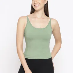 La Intimo Black, Black, Green Timeless Style Camisole (Pack of 3) image 5