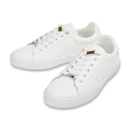 Ginger by Lifestyle Women's White Sneakers image 5