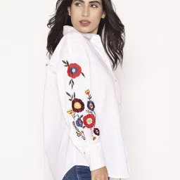 Lounge Dreams Multi-Color Oversized Fit Cottoncasual shirts image 5