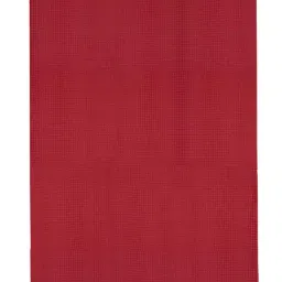 Saral Home Waffle Red 7 ft. Eyelet Door Curtains - Set of 2 image 2