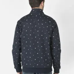 Crimsoune Club Dark Navy Regular Fit Printed Jacket image 2