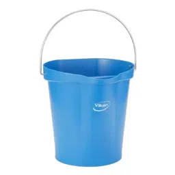 VIKAN Bucket 12 L Polypropylene Blue with Handle, 56943-picture-18