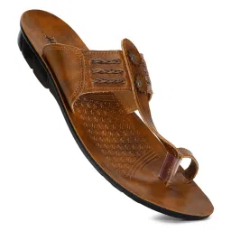 Paragon Men's Tan Toe Ring Sandals image 5